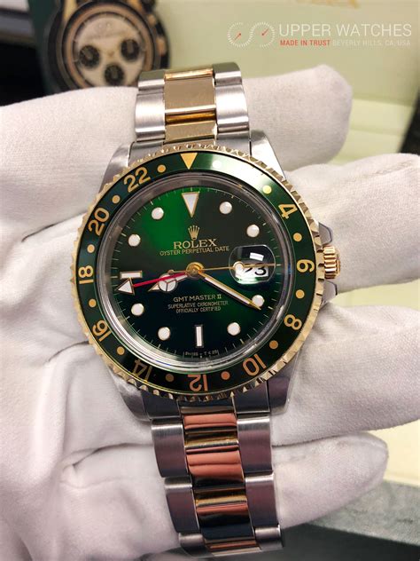 rolex hulk green gold dial.